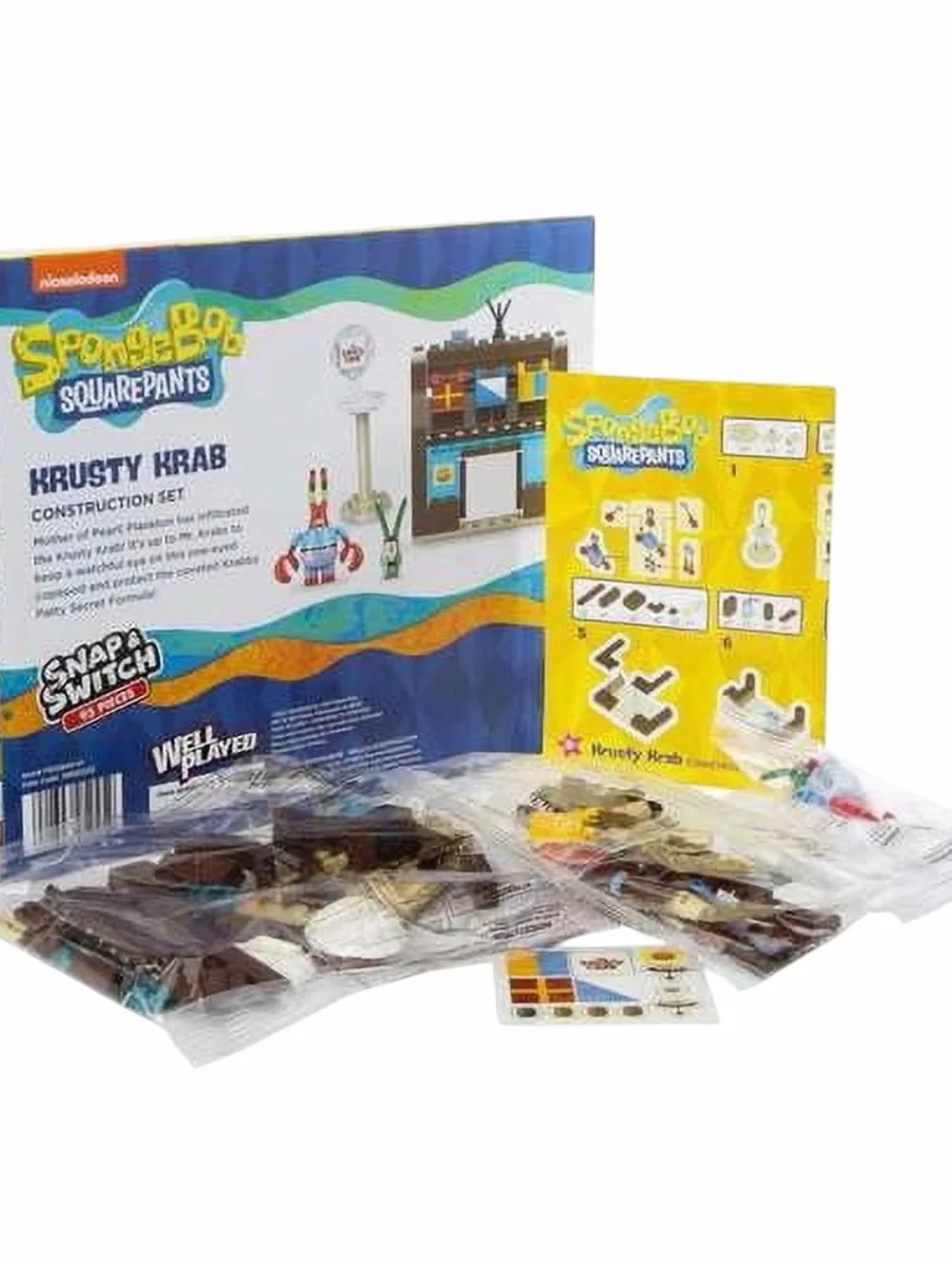 SpongeBob SquarePants Krusty Krab Snap & Switch Construction Set (95 Pieces)